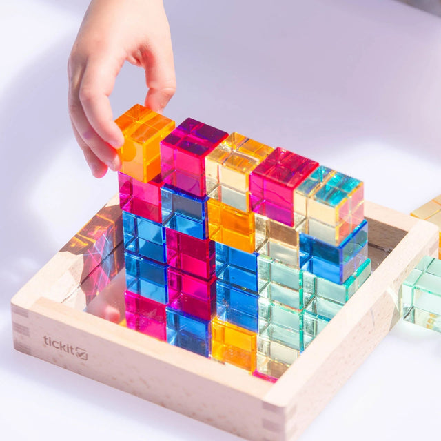 TickiT Gem Cube Mirror Tray