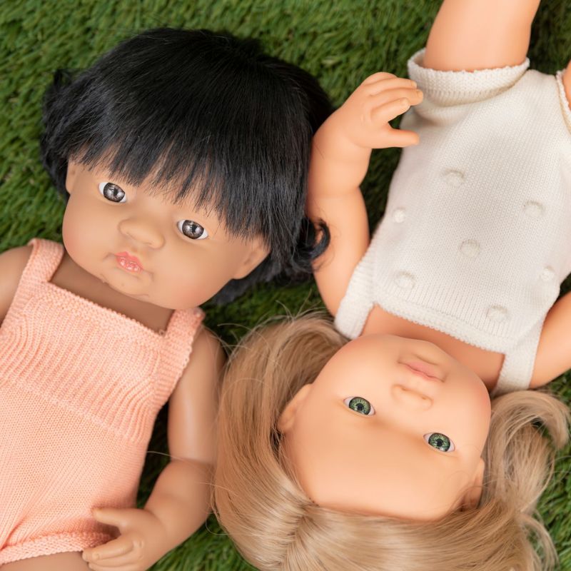 Miniland Dark Blonde Girl Doll - Elder 38cm
