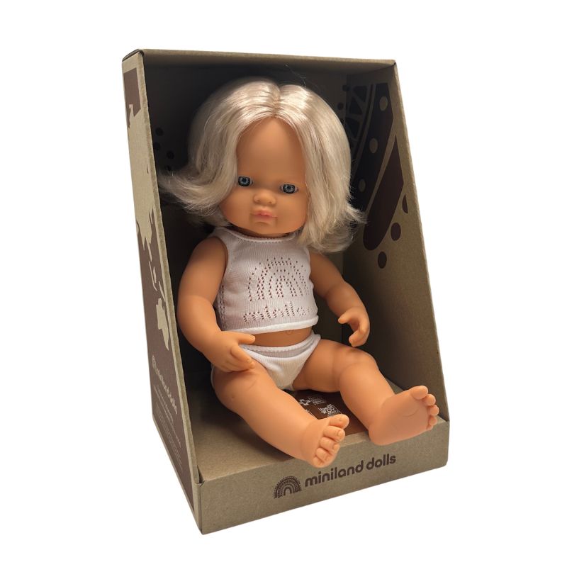 Miniland Girl Doll - Acorn 38cm