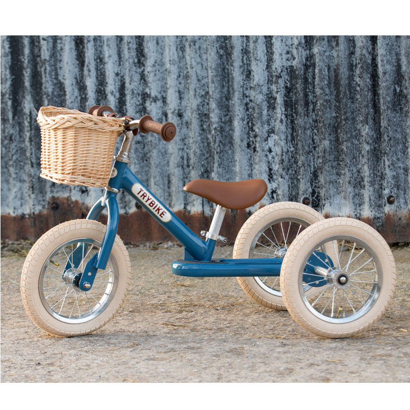 Trybike Steel 2-In-1 Balance Trike - Vintage Blue