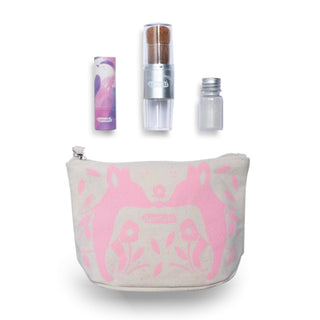 Namaki Sparkling Pouch Set - Pink Fox