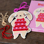 Rex London - Learn To Sew Wooden Hand-Stitch Set Bunny