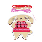 Rex London - Learn To Sew Wooden Hand-Stitch Set Bunny