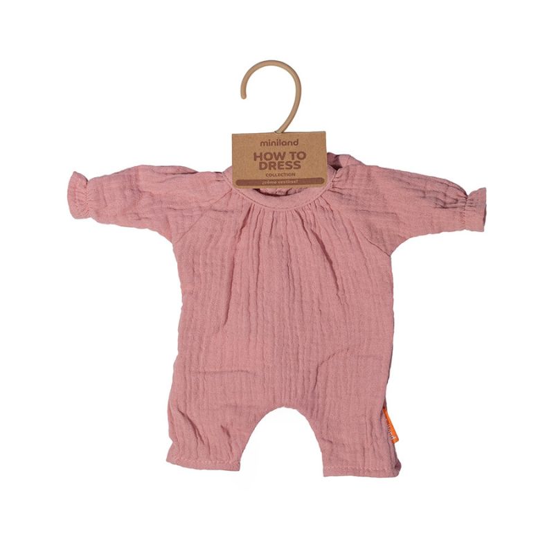 Miniland Doll Pyjamas Set Pink - 32cm