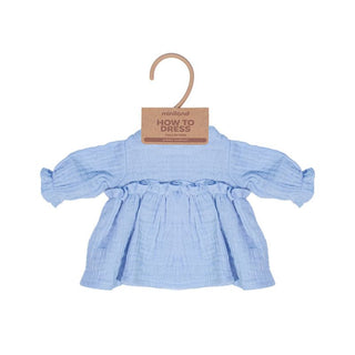 Miniland Doll Dress Set Blue - 32cm