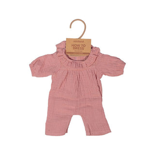 Miniland Doll Pyjamas Set Pink - 38cm