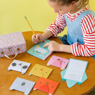 Petit Collage - Animal Pals My Stationery Set