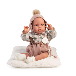 Antonio Juan Doll Erika with Pink Romper - 42cm