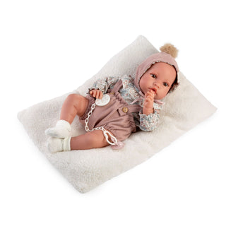 Antonio Juan Doll Erika with Pink Romper - 42cm