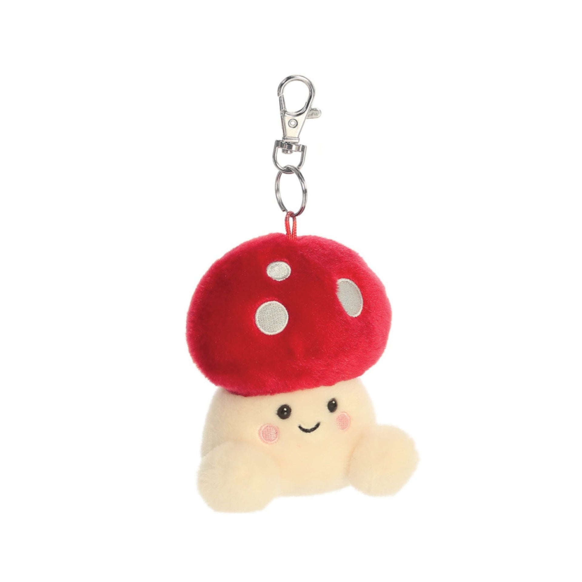 Aurora Palm Pals Amanita Mushroom Clip-On