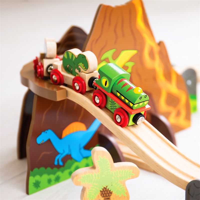 Bigjigs Dinosaur Railway Set