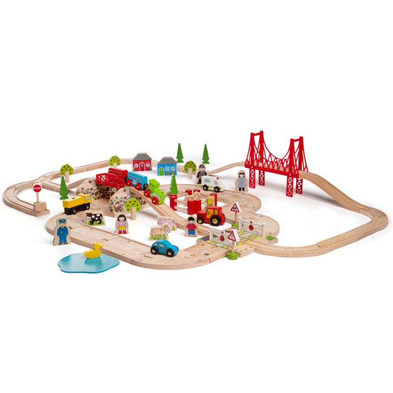 Bigjigs Rural Rail and Road Set