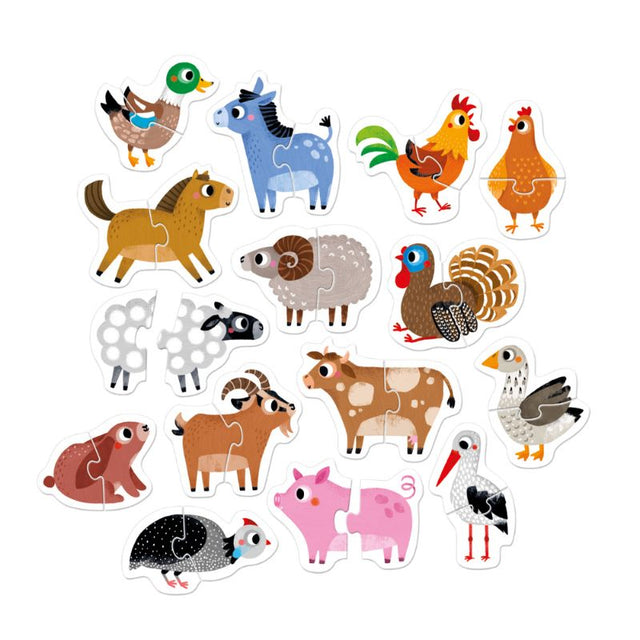 Banana Panda Puzzle - Farm Animals