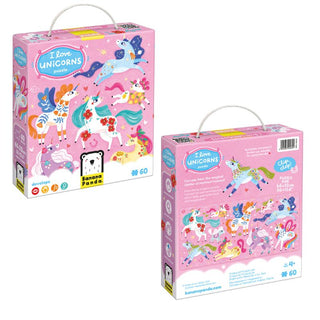 Banana Panda I Love Unicorns Puzzle