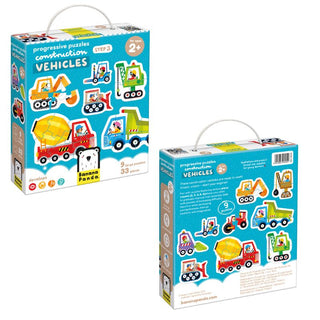 Banana Panda Puzzle - Construction Vehicles