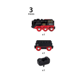BRIO Battery-Operated Steaming Train