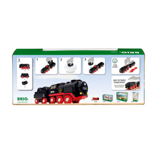 BRIO Battery-Operated Steaming Train