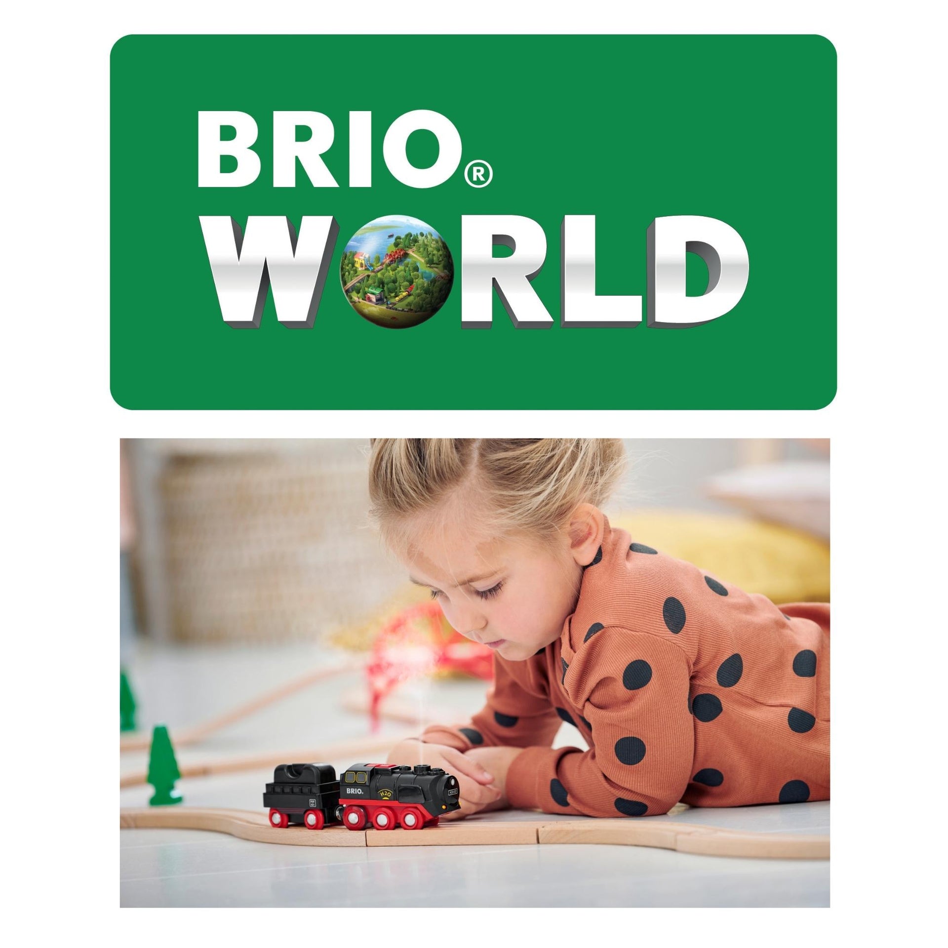 BRIO Battery-Operated Steaming Train