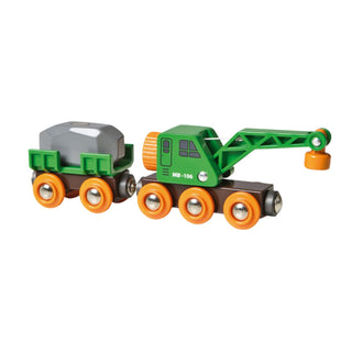 BRIO Clever Crane Wagon