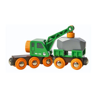 BRIO Clever Crane Wagon