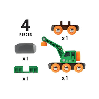 BRIO Clever Crane Wagon
