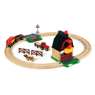 BRIO Farm Railway Set