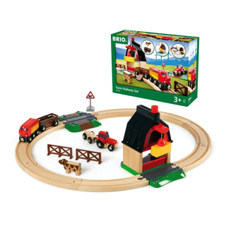 BRIO Farm Railway Set