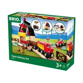BRIO Farm Railway Set
