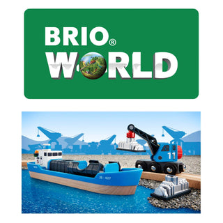 BRIO Freight Ship and Crane
