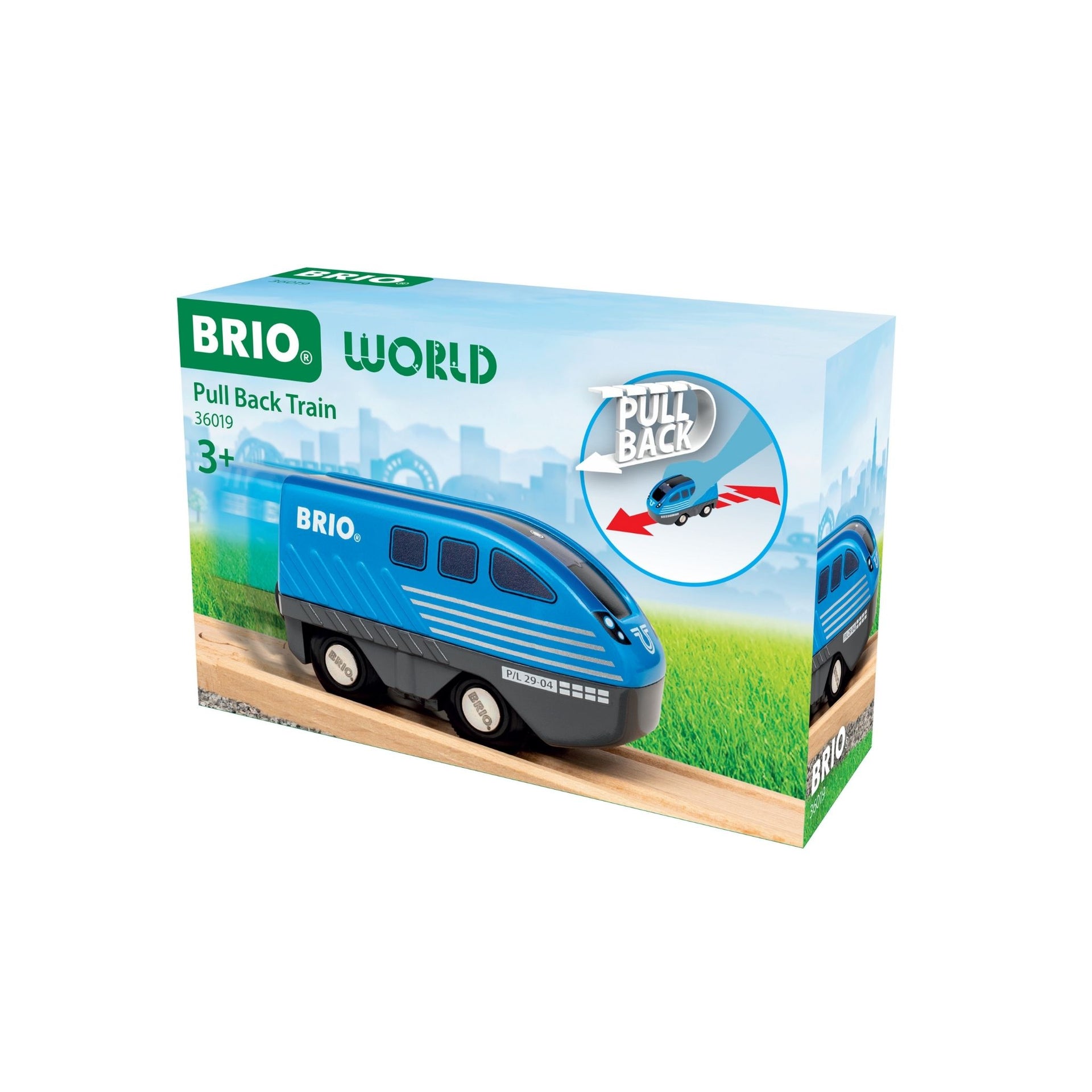 BRIO Pull Back Train