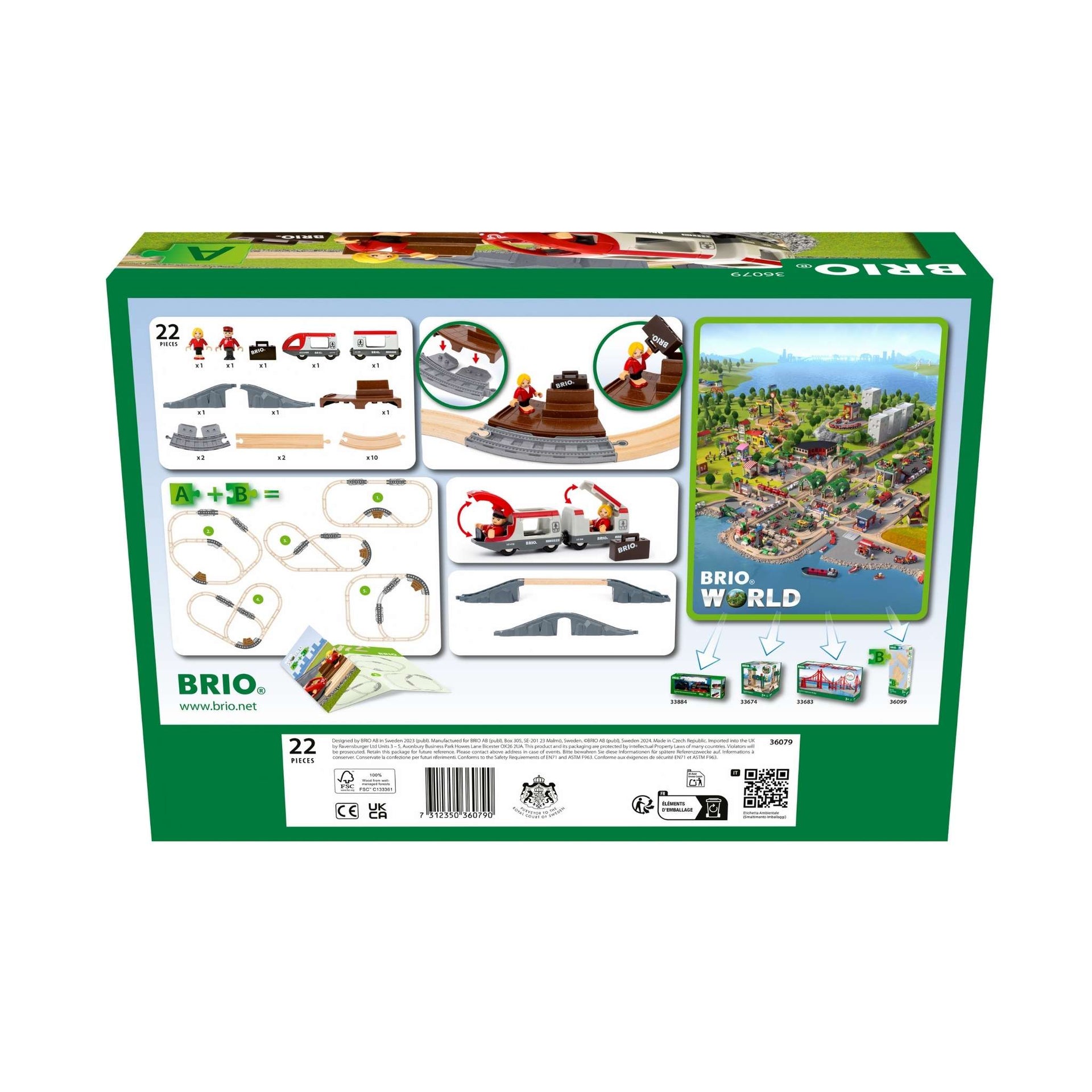 BRIO Starter Travel Train Set