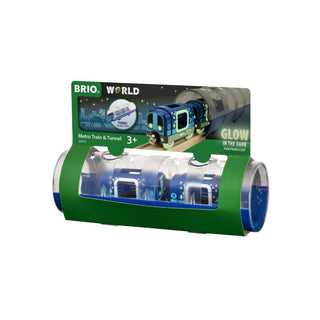 BRIO Tunnel & Glow In The Dark Metro Train