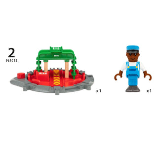 BRIO Turntable & Figure