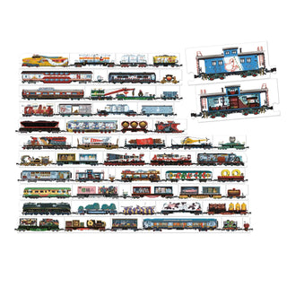 Banana Panda Mix & Match Trains Puzzle