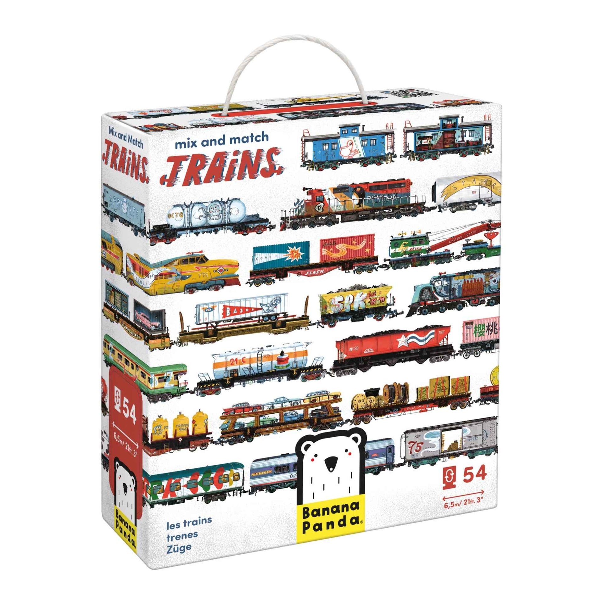 Banana Panda Mix & Match Trains Puzzle