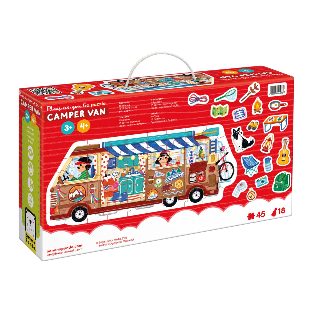 Banana Panda Play-As-You-Go Puzzle - Camper Van