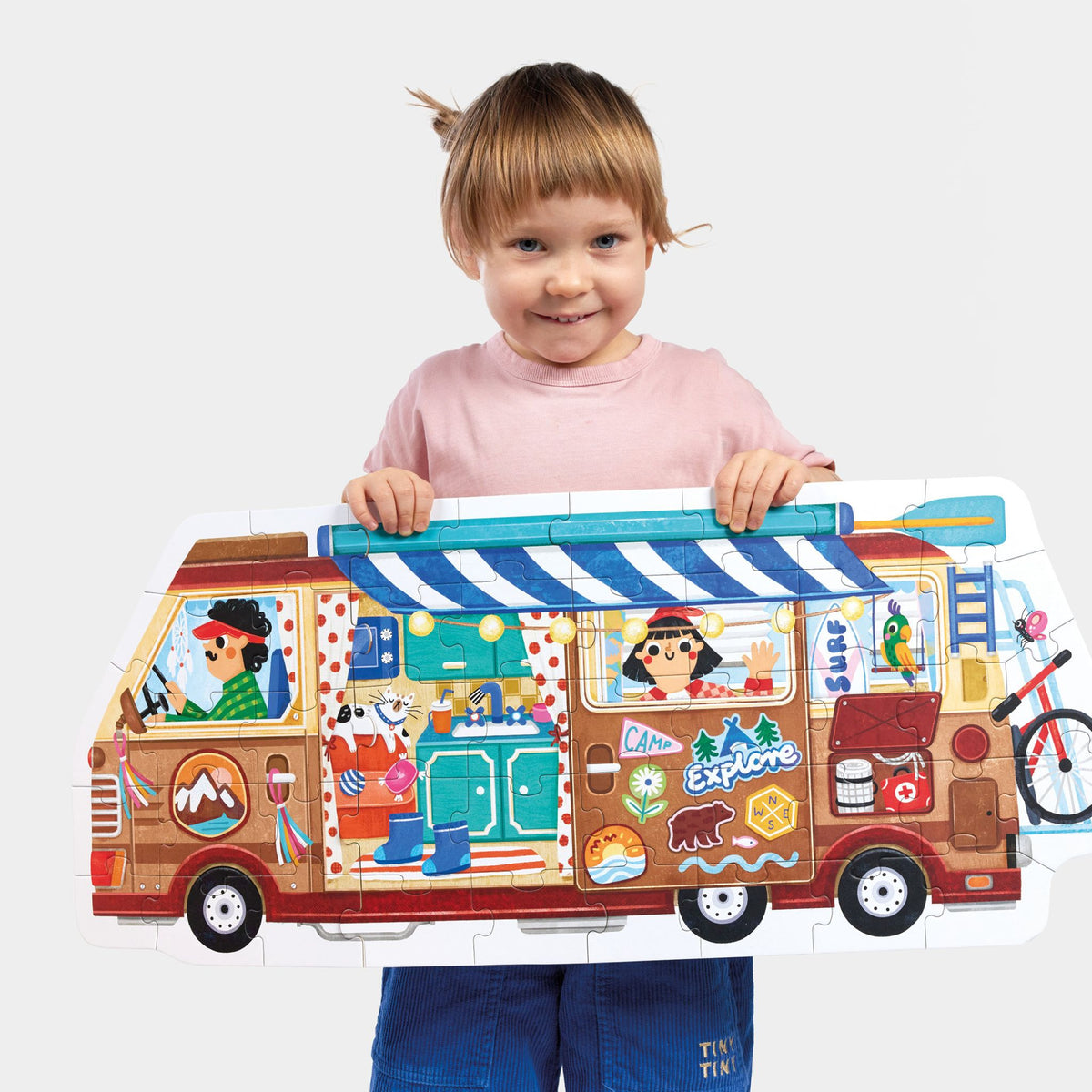 Banana Panda Play-As-You-Go Puzzle - Camper Van