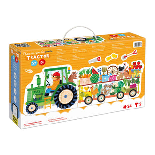 Banana Panda Play-As-You-Go Puzzle - Tractor