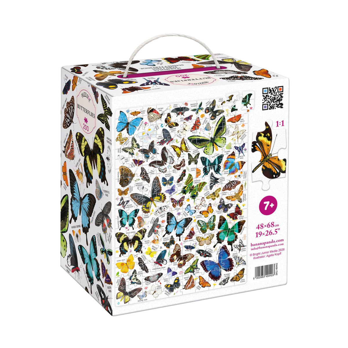 Banana Panda Puzzlove Butterflies