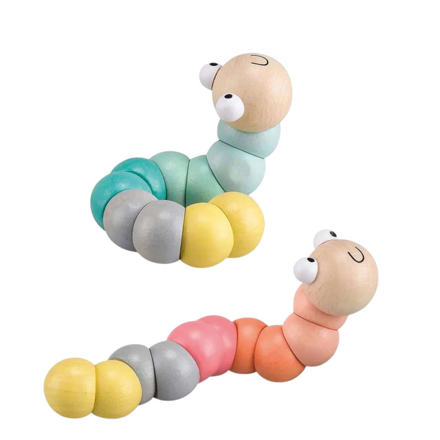Bigjigs Toys Wiggly Worm - Pastel