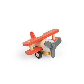 Bigjigs Toys Pull Back Bi-Plane