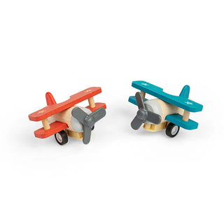 Bigjigs Toys Pull Back Bi-Plane