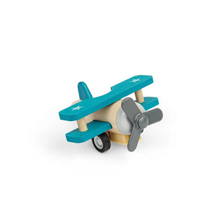 Bigjigs Toys Pull Back Bi-Plane
