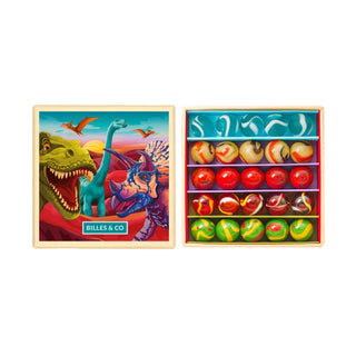 Billes & Co Marbles Dinosaurs Mini Box