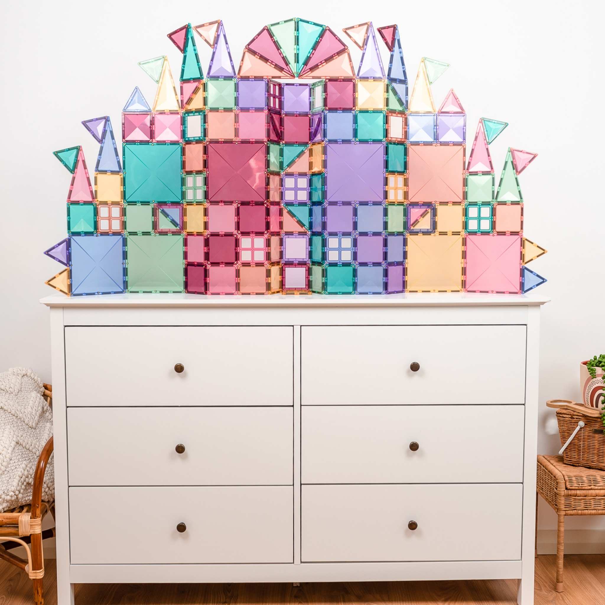 CONNETIX Tiles 120 Piece Pastel Pack – The Kid Collective Ltd