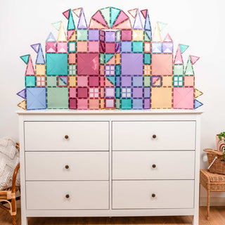 Connetix Magnetic Tiles 120 Piece Pastel Creative Pack