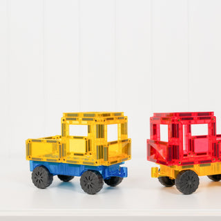 Connetix Magnetic Tiles 2 Piece Rainbow Car Pack