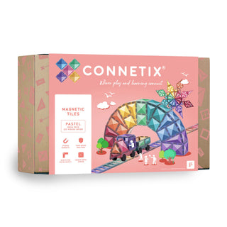 Connetix Magnetic Tiles 202 Piece Pastel Mega Pack