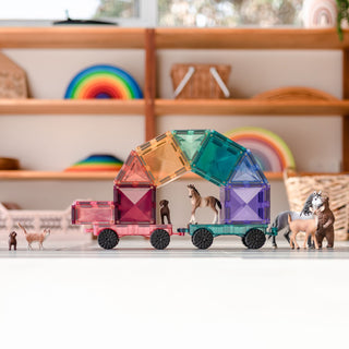 Connetix Magnetic Tiles 202 Piece Pastel Mega Pack