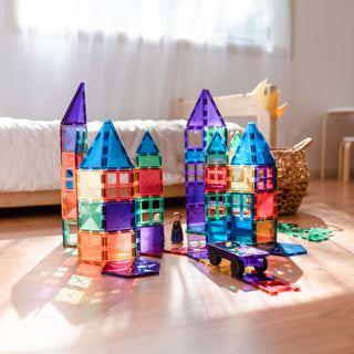 Connetix Magnetic Tiles 212 Piece Rainbow Mega Pack